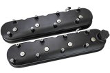 Moroso GM LS 1-1/2in Tall OEM Coil Mounts Black Satin Aluminum Valve Cover - Pair thumbnail 2
