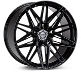 Vossen HF-7 22x9.5 / 5x108 / ET32 / Deep Face / 63.4 - Gloss Black Wheel thumbnail 1