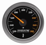 Innovate MTX Analog Oil/Water Temp Gauge Kit - Black Dial thumbnail 1