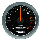 Innovate MTX Analog Exhaust Gas Temperature Gauge Kit - Black Dial thumbnail 3