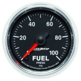 Innovate MTX Analog Fuel Pressure 0-100psi Gauge Kit - Black Dial thumbnail 3