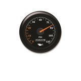 Innovate MTX Analog Oil Pressure Gauge 0-120psi - Black Dial thumbnail 1