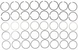 Mahle Rings Buick 400 Eng 1978 Olds 400 Eng 1975 Pontiac 428 Eng 67-82 Plain Ring Set thumbnail 1