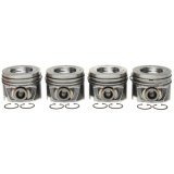 Mahle OE GM 6.6L Duramax 06-09 LMM LBZ Vin 26D Right Bank Only Piston With Rings Set (Set of 4) thumbnail 2