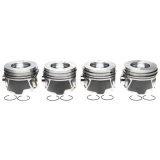 Mahle OE GM 6.6L Duramax 06-09 LMM LBZ Vin 26D Left Bank Only Piston With Rings Set (Set of 4) thumbnail 2