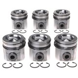 Mahle OE Cummins B 5.9L 17.1:1 CR Vin C Eng ETH Piston With Rings Set (Set of 6) thumbnail 2