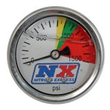 Nitrous Express Nitrous Pressure Gauge Only (0-1500 PSI) thumbnail 1