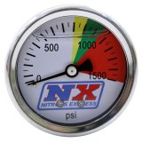 Nitrous Express Nitrous Pressure Gauge Only (0-1500 PSI) thumbnail 5