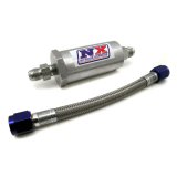 Nitrous Express 4AN Pure-Flo N2O Filter & 7 Stainless Hose (Lifetime Cleanable) thumbnail 4