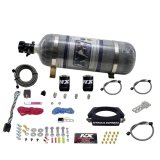 Nitrous Express GM LS 90mm Nitrous Plate Kit (50-400HP) w/12lb Composite Bottle thumbnail 2