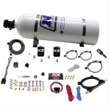 Nitrous Express 11-15 Ford Mustang GT 5.0L High Output Nitrous Plate Kit (50-250HP) w/15lb Bottle thumbnail 1