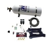 Nitrous Express 4150 Hitman 4-BBL Nitrous Kit (100-200HP) w/15lb Bottle thumbnail 2