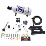 Nitrous Express 4150 Hitman Plus 4-BBL Nitrous Kit (50-200HP) w/5lb Bottle thumbnail 4