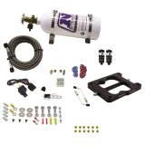 Nitrous Express Q-Jet/Holley Spread Bore Hitman Nitrous Kit (100-150-200HP) w/5lb Bottle thumbnail 4