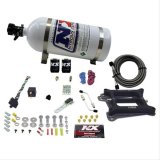 Nitrous Express 4150 4-BBL/Gasoline Nitrous Kit (100-500HP) w/10lb Bottle thumbnail 1