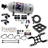 Nitrous Express Dominator Dual Stage Billet Crossbar Nitrous Kit (50-300 & 100-500HP) w/10lb Bottle thumbnail 3