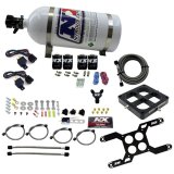 Nitrous Express Dominator Dual Stage Billet Crossbar Nitrous Kit (50-300 & 100-500HP) w/10lb Bottle thumbnail 4