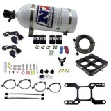 Nitrous Express Dominator Dual Stage Billet Crossbar Nitrous Kit (50-300 & 100-500HP) w/10lb Bottle thumbnail 5