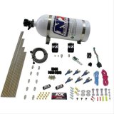 Nitrous Express 6 Cyl Gas Nitrous Kit (150-375HP) w/10lb Bottle thumbnail 1