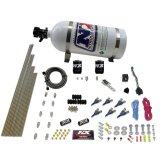 Nitrous Express 6 Cyl Gas Nitrous Kit (150-375HP) w/10lb Bottle thumbnail 3