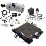 Nitrous Express Dodge Hellcat Supercharger Lid Nitrous/Water Injection Kit (100-400HP) w/10lb Bottle thumbnail 1