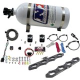 Nitrous Express Ford Coyote 5.0L V8 Nitrous Wet Port Plate Kit w/10lb Bottle thumbnail 5