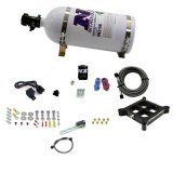 Nitrous Express Dry Single Entry Billet Crossbar Plate System 100-500hp (4150 Flange) w/10lb Bottle thumbnail 2
