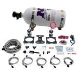 Nitrous Express 2024+ Ford Mustang 5.0L Dual Throttle Body Plate System w/10lb Bottle thumbnail 1