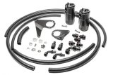 Radium Engineering Dual Catch Can Kit 08-16 Mitsubishi Evo Fluid Lock thumbnail 1