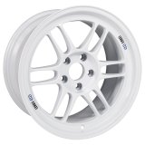 Enkei RPF1 17x9 5x114.3 22mm Offset 73mm Bore Vanquish White Wheel thumbnail 1