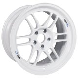 Enkei RPF1 17x9 5x114.3 22mm Offset 73mm Bore Vanquish White Wheel thumbnail 6