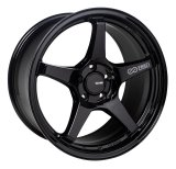 Enkei TS-5 18x9.5 5x114.3 38mm Offset 72.6mm Bore Gloss Black thumbnail 1