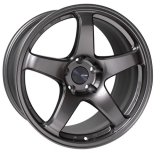 Enkei PF05 18x9 38mm 5x114.3 75mm Bore Dark Silver Wheel thumbnail 3