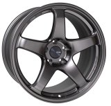 Enkei PF05 17x8.5 48mm Offset 5x100 75mm Bore Dark Silver Wheel thumbnail 1