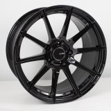 Enkei TS10 18x8 5x112 45mm Offset 72.6mm Bore Black Wheel thumbnail 1