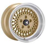 Enkei92 Classic Line 15x7 38mm Offset 4x100 Bolt Pattern Gold Wheel thumbnail 2