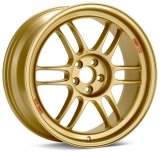 Enkei RPF1 18x8 5x100 45mm Offset 56mm Bore Gold Wheel 02-10 WRX & 04 STI thumbnail 2