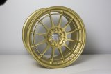 Enkei NT03+M 18x9.5 5x100 40mm Offset Gold Wheel (MOQ 40 / Special Order) thumbnail 1