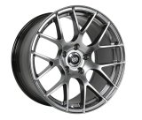 Enkei Raijin 18x8.5 45mm Offset 5x100 Bolt Pattern 72.6 Bore Diameter Hyper Silver Wheel thumbnail 2