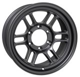 Enkei RPT1 17x9 6x139.7 Bolt Pattern +0 Offset 106.1 Bore Matte Dark Gunmetallic Wheel thumbnail 1