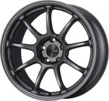 Enkei PF09 18x7.5 5x112 48mm Offset 75mm Bore Dark Silver Wheel thumbnail 1