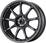 Enkei PF09 18x7.5 5x112 48mm Offset 75mm Bore Dark Silver Wheel thumbnail 3