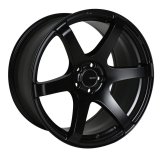 Enkei T6S 18x8.5 35mm Offset 5x114.3 Bolt Pattern 72.6 Bore Matte Black Wheel thumbnail 1