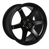Enkei T6S 18x8.5 35mm Offset 5x114.3 Bolt Pattern 72.6 Bore Matte Black Wheel thumbnail 4