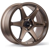 Enkei T6R 18x8.5 45mm Offset 5x100 Bolt Pattern 72.6 Bore Matte Bronze Wheel thumbnail 1