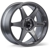Enkei T6R 18x8.5 45mm Offset 5x100 Bolt Pattern 72.6 Bore Gloss Gunmetal Wheel thumbnail 3