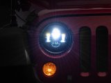 Raxiom 97-18 Jeep Wrangler TJ/JK Axial Series LED Daymaker Headlights- Black Housing (Clear Lens) thumbnail 1