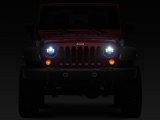 Raxiom 97-18 Jeep Wrangler TJ/JK Axial Series LED Daymaker Headlights- Black Housing (Clear Lens) thumbnail 5