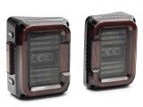 Raxiom 07-18 Jeep Wrangler JK Axial Series LED Halo Tail Lights- Black Housing (Dark Smoked Lens) thumbnail 2