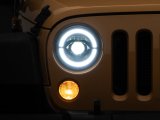 Raxiom 07-18 Jeep Wrangler JK Axial Series LED Headlights- Black Housing (Clear Lens) thumbnail 1
